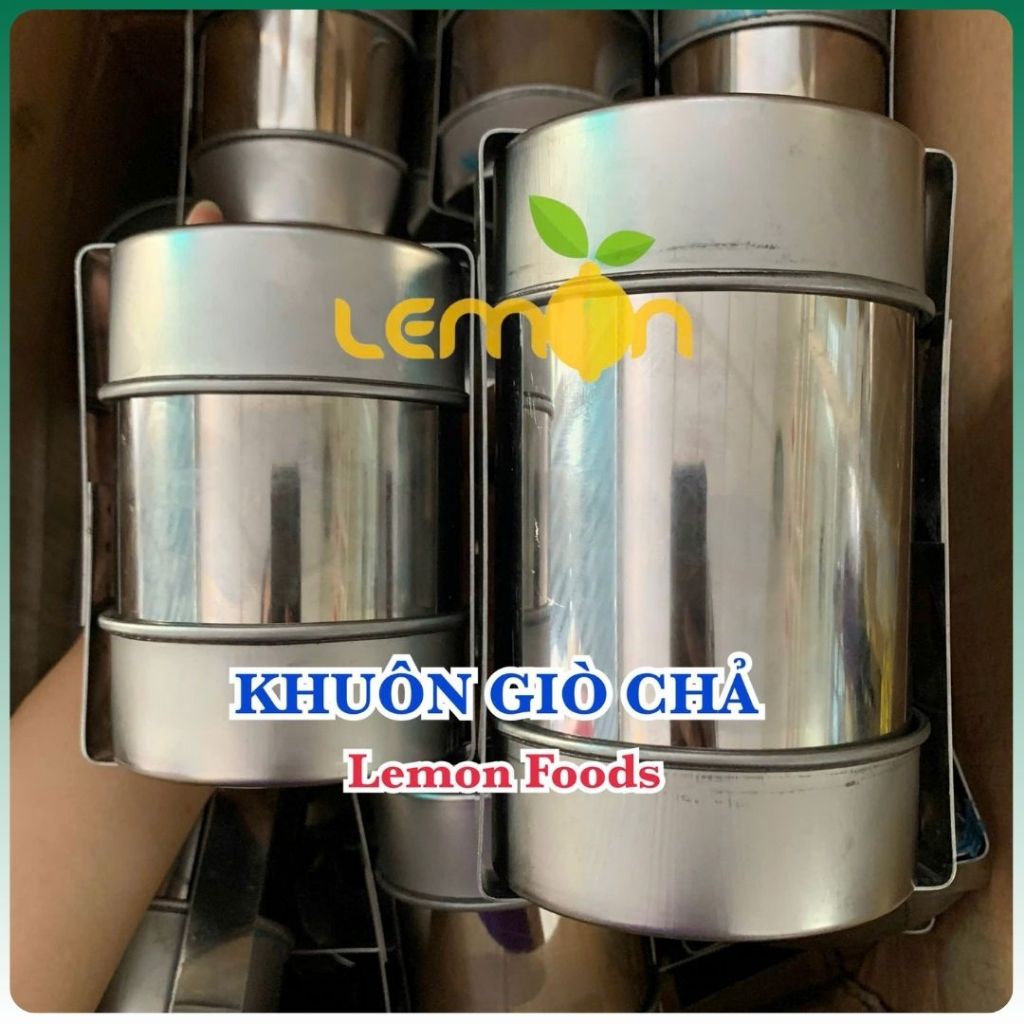 Khuôn làm chả lụa bằng Inox tốt, không gỉ loại 250g - 500g - 1kg
