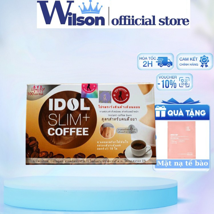 Cà Phê Idol Slim x2 Coffee Thái Lan chính hãng (Hộp 10 Gói)