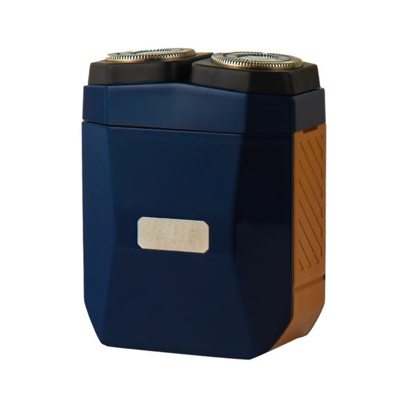 Máy cạo râu Mini Bully NLEN, chống nước, lưỡi dao đôi 3D hút nam châm.