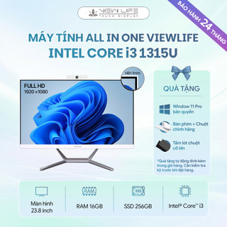 Máy tính All In One ViewLife Intel Core i3-13th Gen 16GB 256GB NVME 23.8inch kèm Windows 11 Pro Giá rẻ