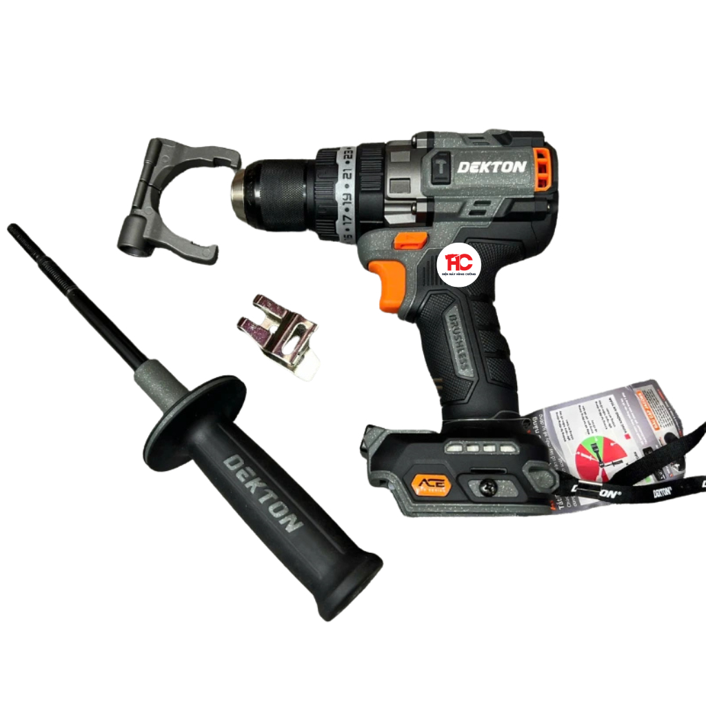 Máy khoan DEKTON 160Nm M21 ID13160PRO đầu kẹp Jacobs chính hãng | HÙNG CƯỜNG TOOLS