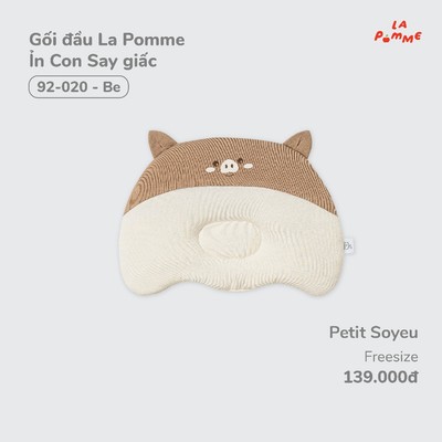 Gối đầu La Pomme Ỉn Con Say giấc