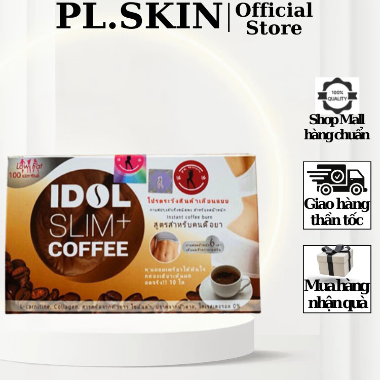 Cà Phê Idol Slim x2 Coffee Thái Lan chính hãng (Hộp 10 Gói)