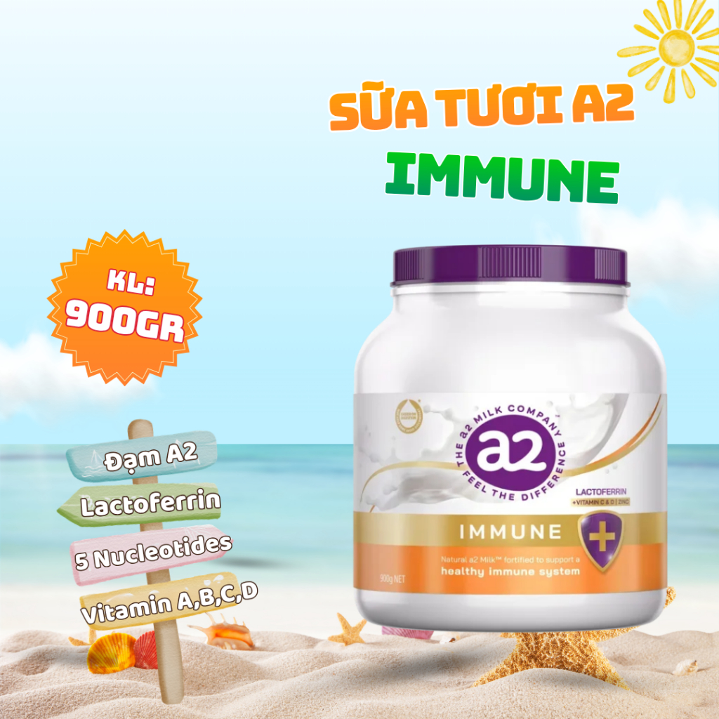 Sữa tươi A2 IMMUNE 900g - Beebaby