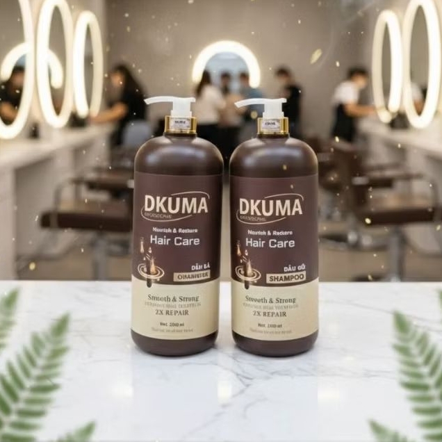 COMBO GỘI XẢ DKUMA ORGANIC Keratin Collagen Protein 2000ml