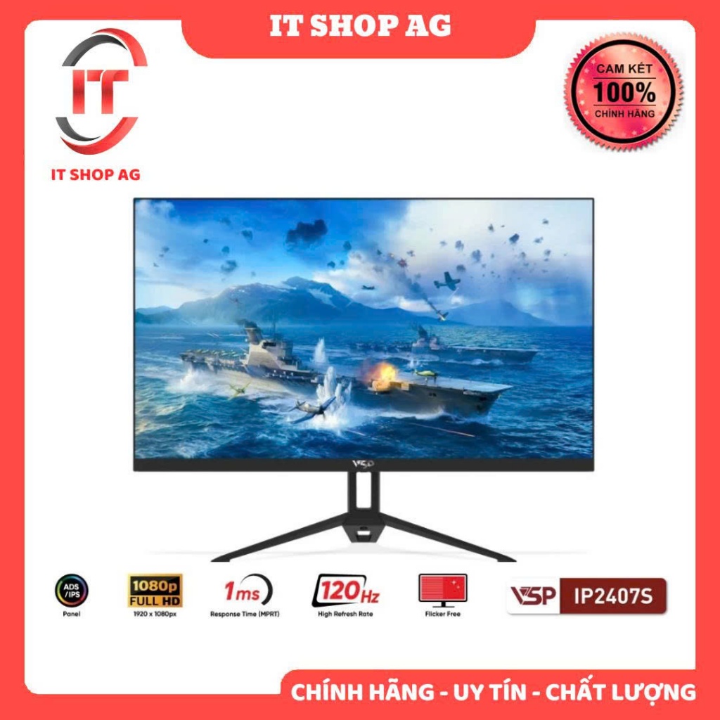 Màn hình Văn Phòng VSP IP2407S 24 inch, FHD, 120Hz, IPS Chính hãng