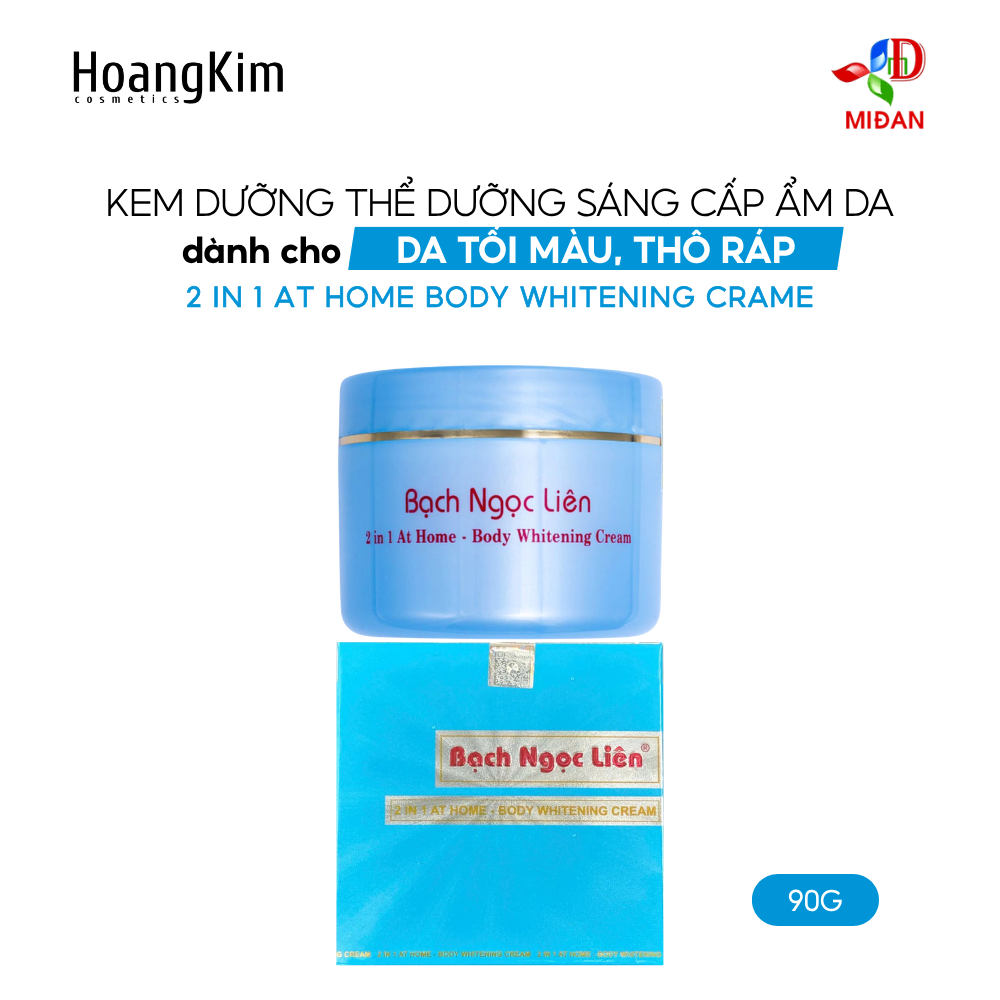 Kem Dưỡng Trắng Da Toàn Thân Bạch Ngọc Liên Body Whitening 2 in 1 At Home 90Gg