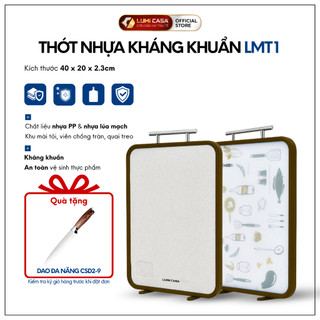 [Tặng kèm quà] Thớt Nhựa 2 Mặt Lúa Mạch Kháng Khuẩn Cao Cấp LUMICASA LMT1, Chất Liệu Nhựa Lúa Mạch Và Nhựa PP Sạch Sẽ