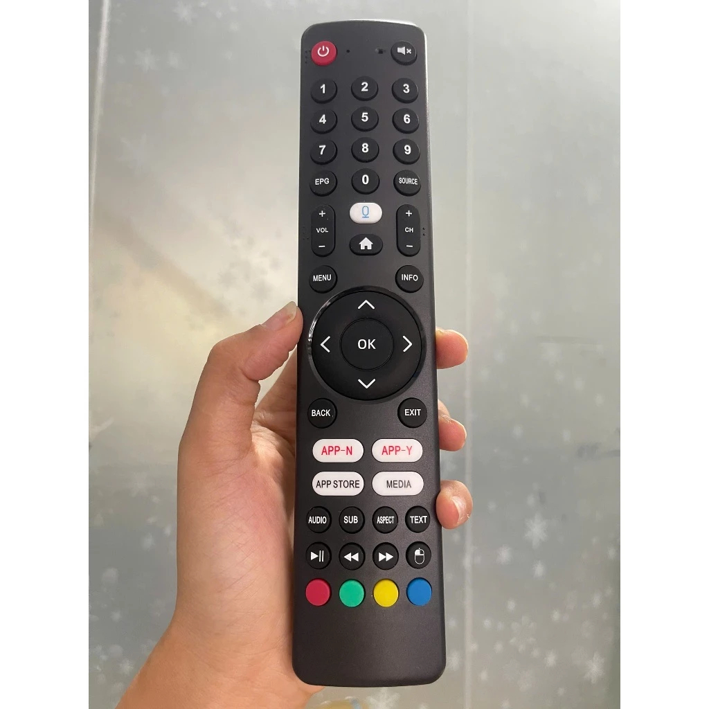 Remote điều khiển tivi giọng nói dành cho Chieko, asiatic, jz,, nashinal, renova (giống mẫu) RENOVA