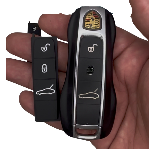 Phím su nút bấm chìa khóa xe ô tô Porsche 911, Cayenne, Macan, Panamera, Taycan, 718 Boxster, 718 Ca