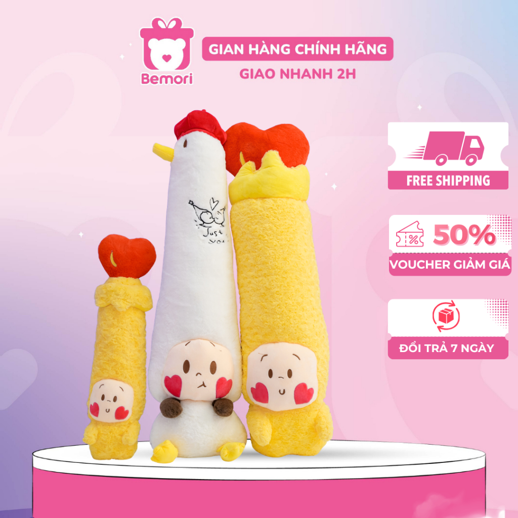 Gối Ôm Twinkle Má Tim BEMORI Gấu Bông Bé Ngôi Sao Twinkle Tạo Hình Đáng Yêu