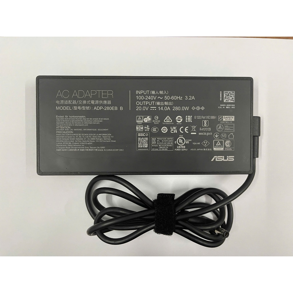 Sạc 20V 14A 280W AC Adapter Charger For ASUS ROG Swift PG35VQ PG32UQX LED Monitor 7.4MM