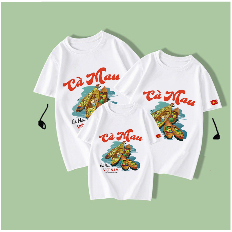 Áo phông thun unisex họa tiết Du Hí Cà Mau chất Cotton thoáng mát Nam Nữ Tatb1851