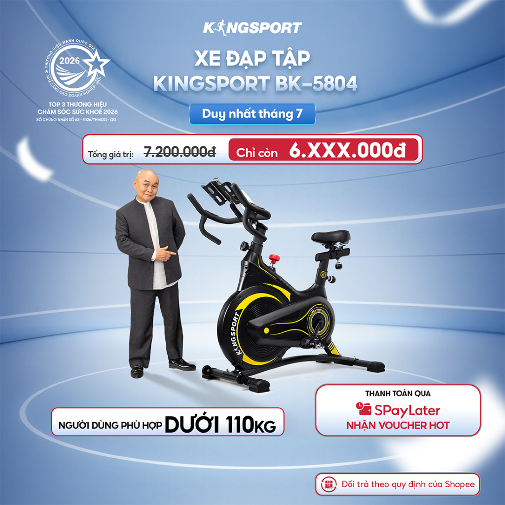 Kingsport BK-5804 - Xe đạp tập kháng lực từ tính