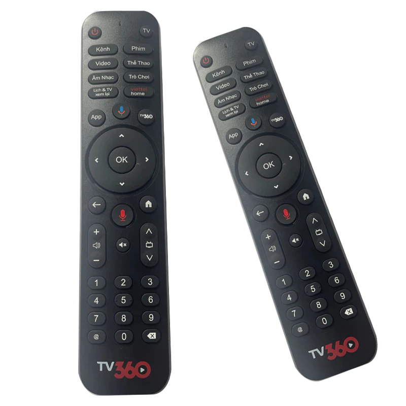 Điều khiển tivi viettel 360 thay thế Viettel TV 360, FPT play box và 1 số thiết bị Android TV