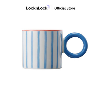 Cốc sứ LocknLock Coastal Ceramic Mug dung tích 330ml TLL565WHTCL