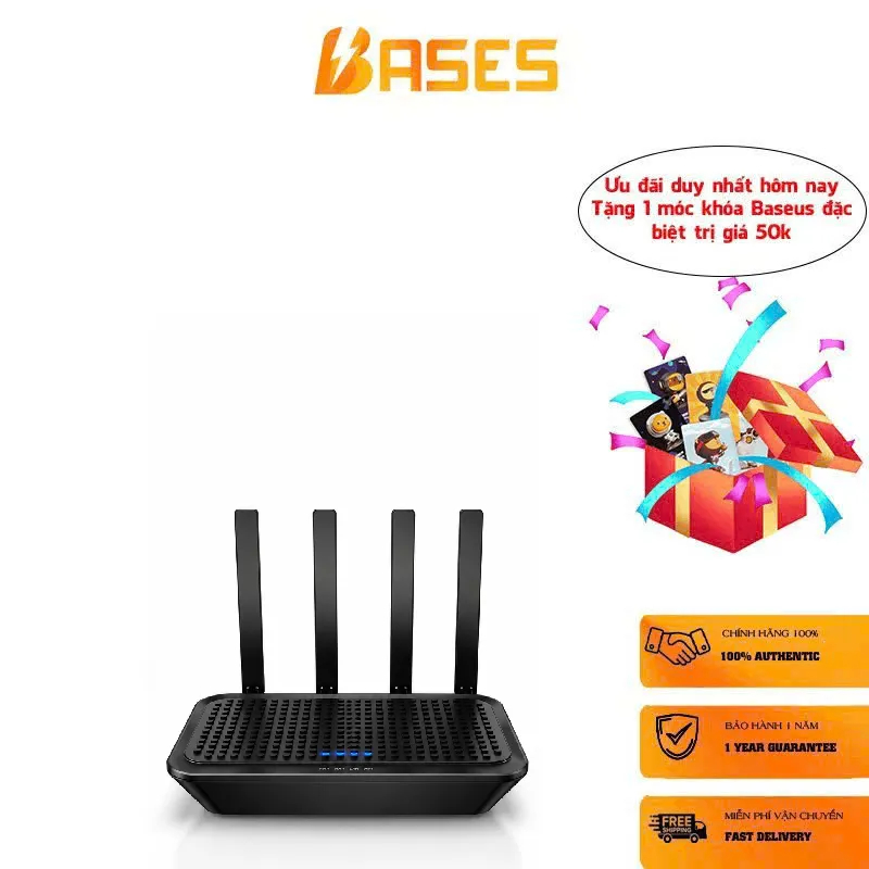 Modem/ Router WiFi Rock Space AC2100 RSD0614 – WiFi 5 Băng Tần Kép Gigabit, MU-MIMO