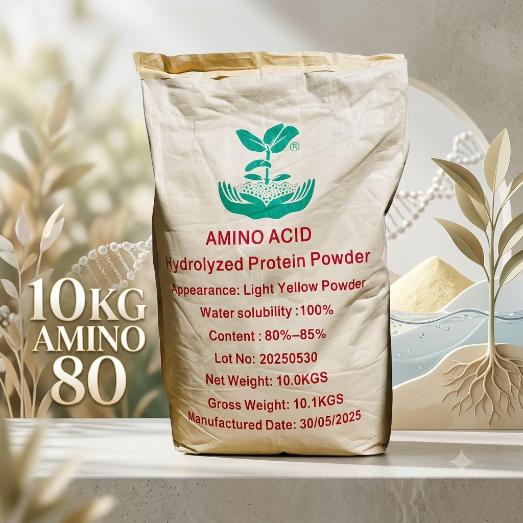 Dinh Dưỡng Cây Trồng Amino Acid 80% - Gói Chiết Lẻ 10KG
