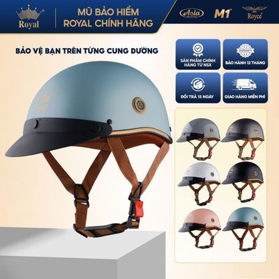 Mũ Bảo Hiểm Royal M29 Chính Hãng Freesize 55-59cm | Mũ Bảo Hiểm 1/2 Lưỡi Trai Retro Vintage Nam Nữ