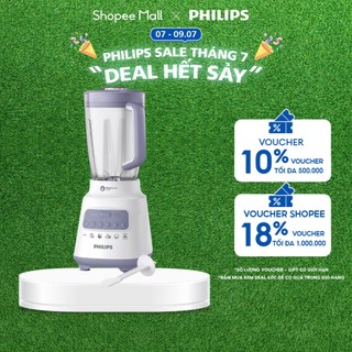 Máy xay sinh tố philips hr2222/00 cối thủy tinh - hàng chính hãng