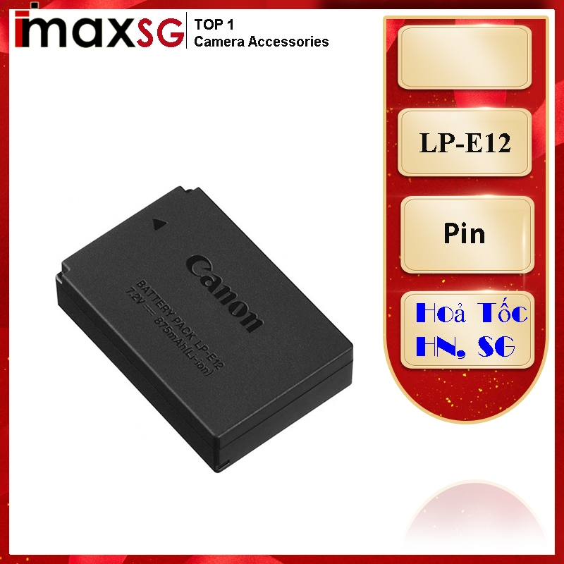 Pin thay thế pin máy ảnh LP-E12