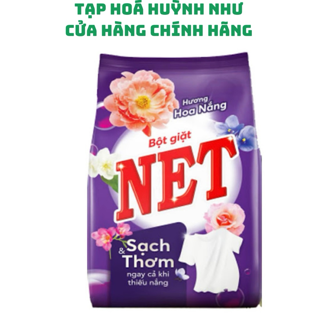 [CHÍNH HÃNG]<Túi 2kg>Bột giặt Net hương nước hoa sạch thơm ngay cả khi thiếu nắng