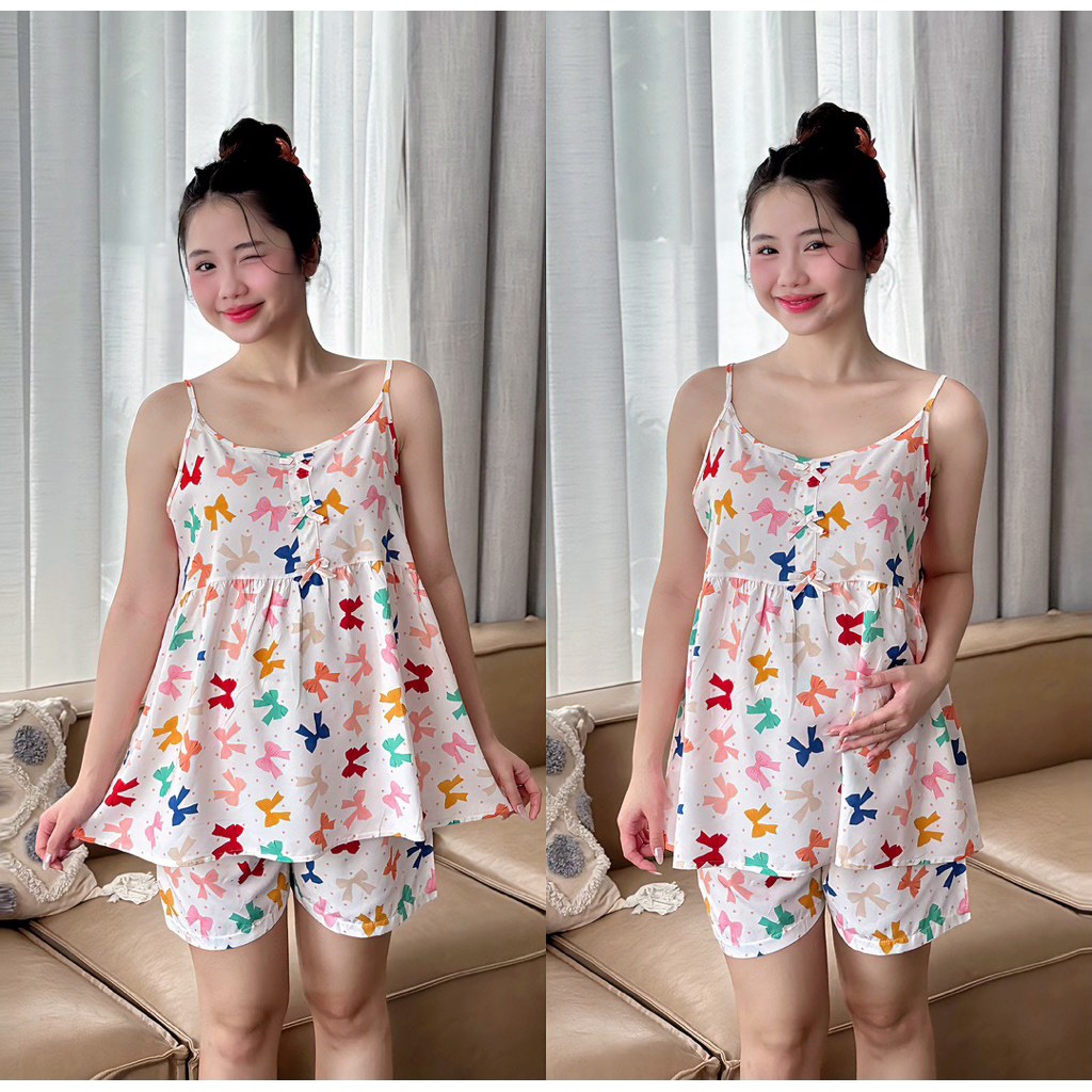 EVERMOM I Bộ bầu đùi tôn 2 da thái