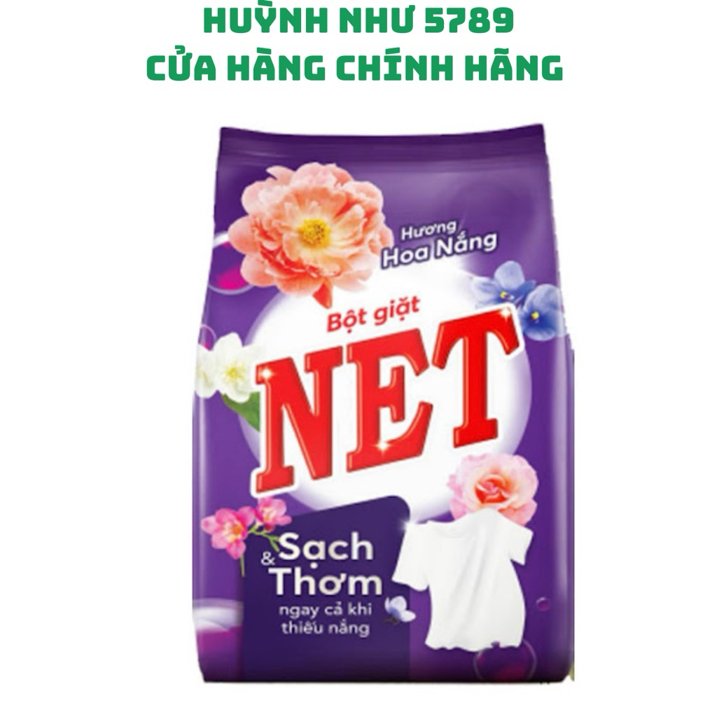 [CHÍNH HÃNG]<Túi 2kg>Bột giặt Net hương nước hoa sạch thơm ngay cả khi thiếu nắng