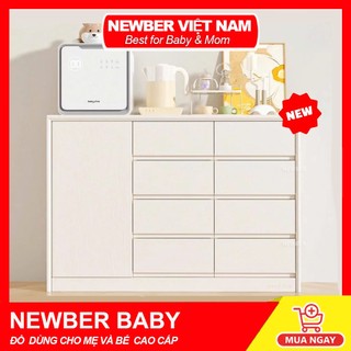 Tủ Đựng Đồ Cho Bé Baby Viva Cao Cấp, Thiết Kế Nhiều Hộc Tích Hợp Ngăn Treo quần áo Tiện Lợi, Có Tấm Hậu