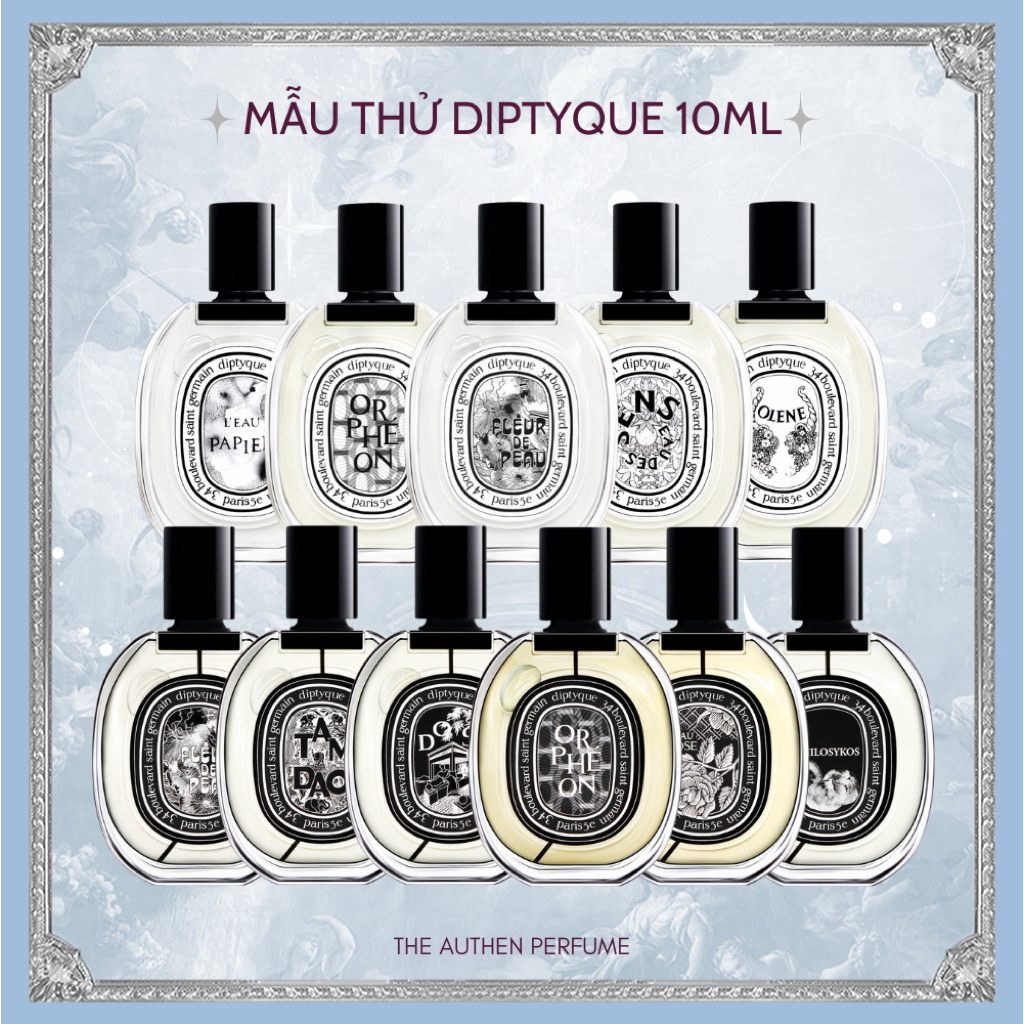 Tổng Hợp Nước Hoa Unisex Diptyque 5ml-10ml | The Authen Perfume