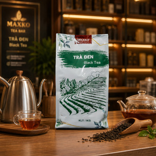 Trà Đen Maxko (Túi 1Kg) - Hương Thơm Đậm Đà, Tiện Lợi Pha Trà Sữa