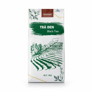 Trà Đen Maxko (Túi 1Kg) - Hương Thơm Đậm Đà, Tiện Lợi Pha Trà Sữa