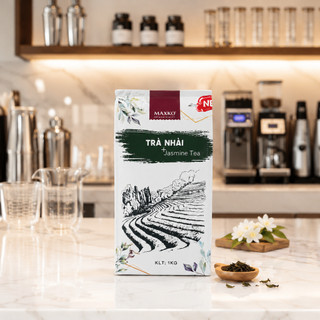 Trà Nhài Maxko (Túi 1Kg) - Hương Thơm Ngát Vị Thanh Nhẹ, Tiện Lợi Pha Chế