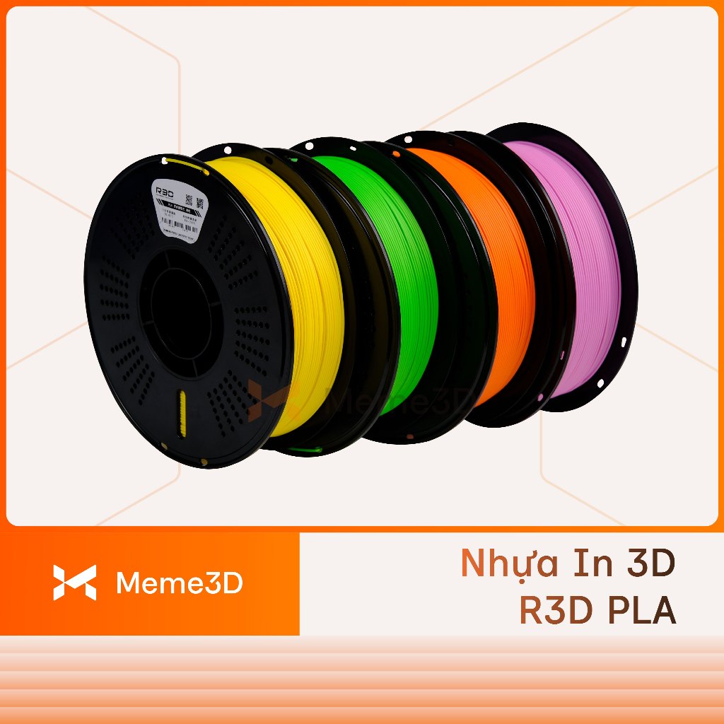 Nhựa in 3D PLA R3D Cao Cấp Giá Rẻ Nhiều Màu