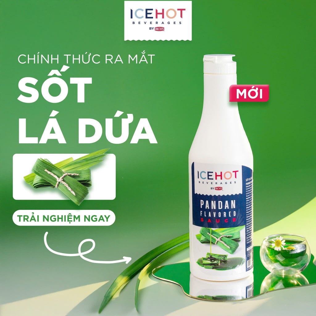 Sốt Lá Dứa ICEHOT chai 1Kg