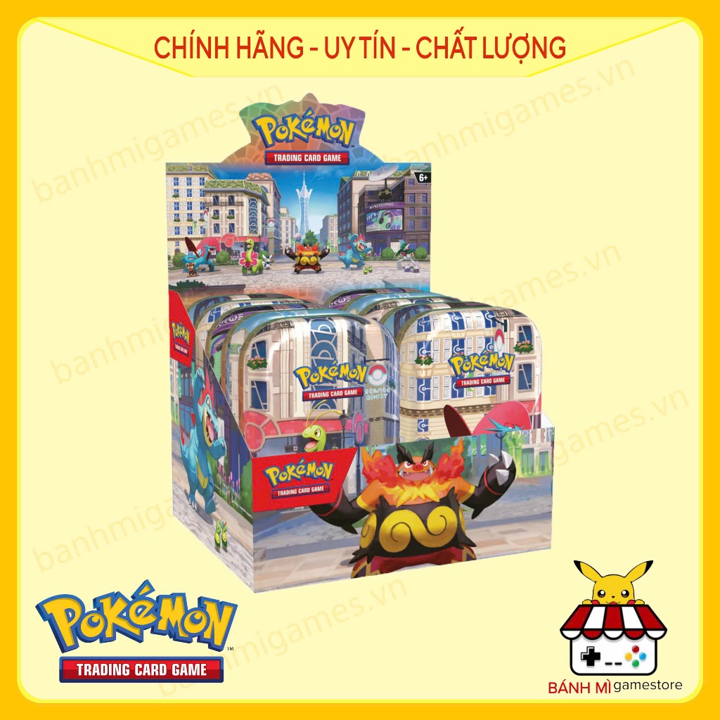 Pokemon TCG: Lumiose City Mini Tin Display