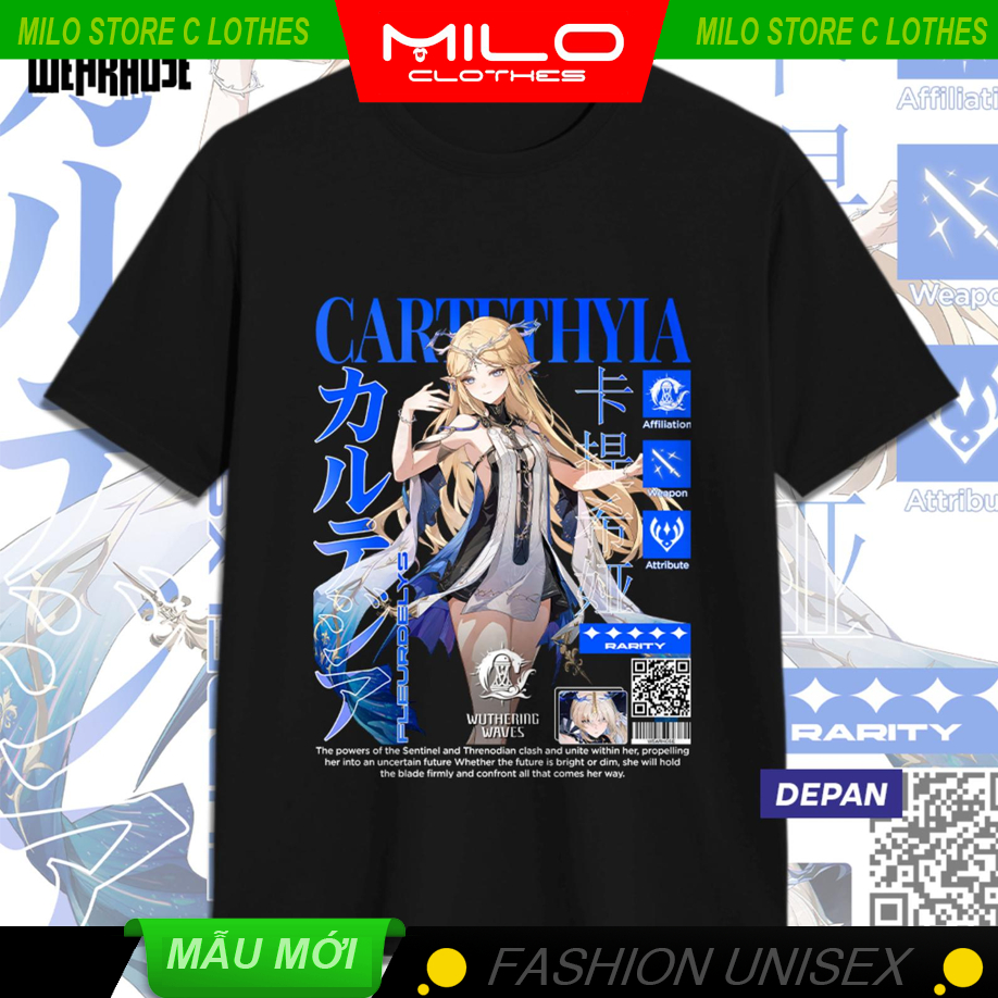 Áo thun CARTETHYIA WUTHERING WAVES unisex fullsize