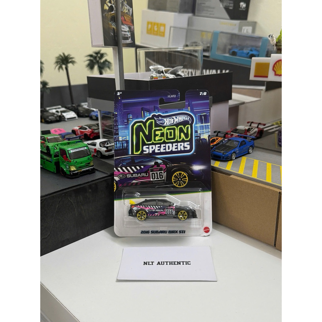 Xe Hotwheels Neonspeeders 2016 SUBARU WRX STI ( Chase )