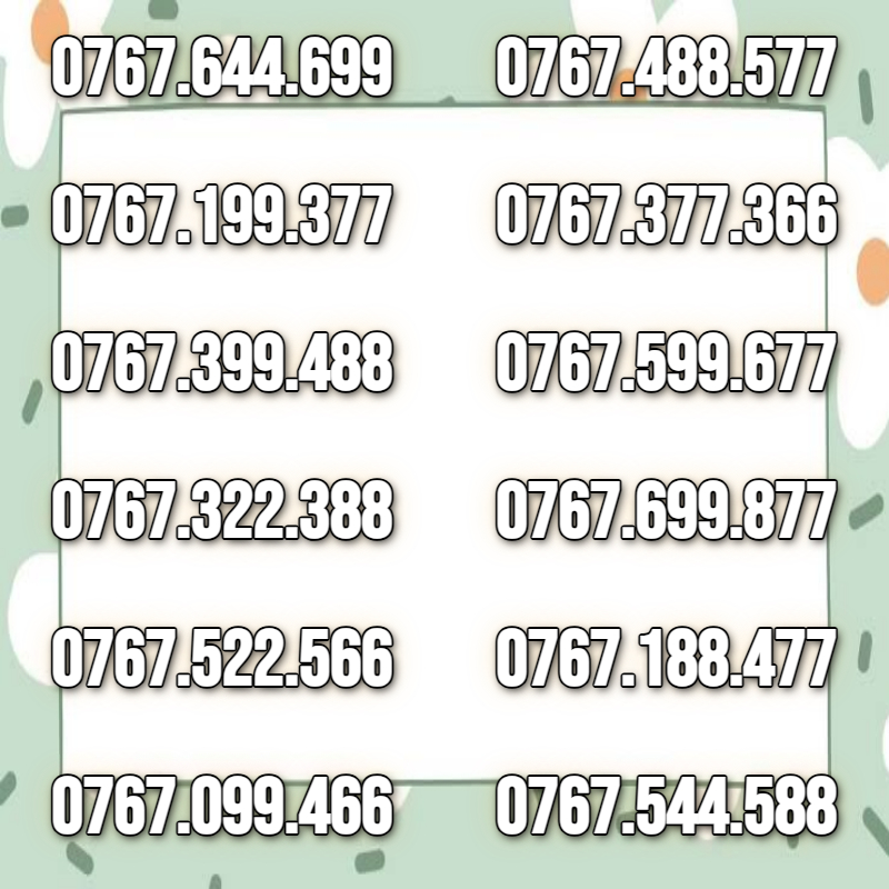 (Sim Nguyên KIT Mới + Esim) Sim Mobifone số đẹp dễ nhớ khuyến mãi data trọn đời tốc độ cao (ĐKCC)