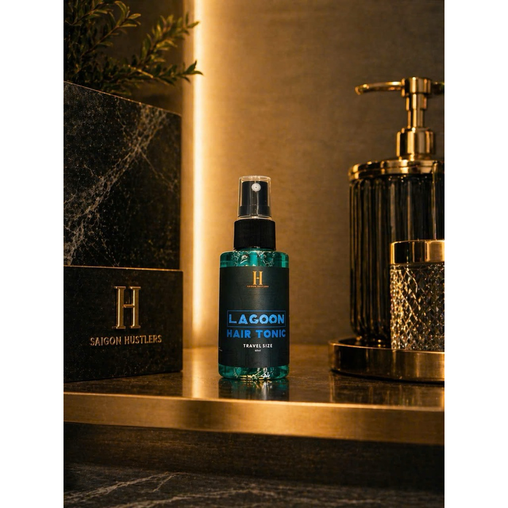 Lagoon Hair Tonic Xịt Tạo Phồng Tóc Chai Chiết 60ml
