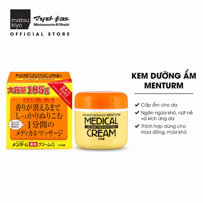 Kem dưỡng ẩm toàn thân dành cho da thô ráp, nứt nẻ mk Medical Cream Menturm 185g