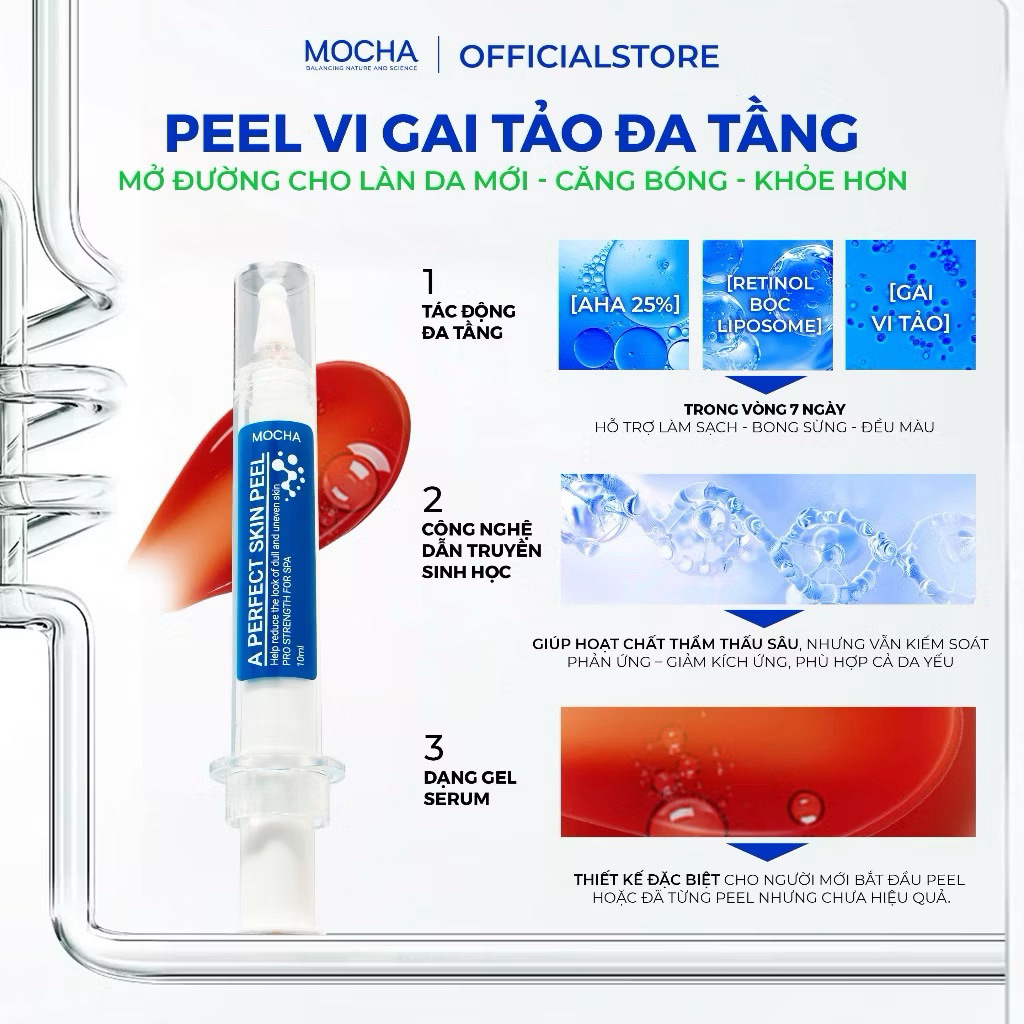 Bộ Peel Da Mocha Chuyên Sâu