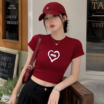 Áo croptop nữ ôm in hình chất cotton Loza G0112