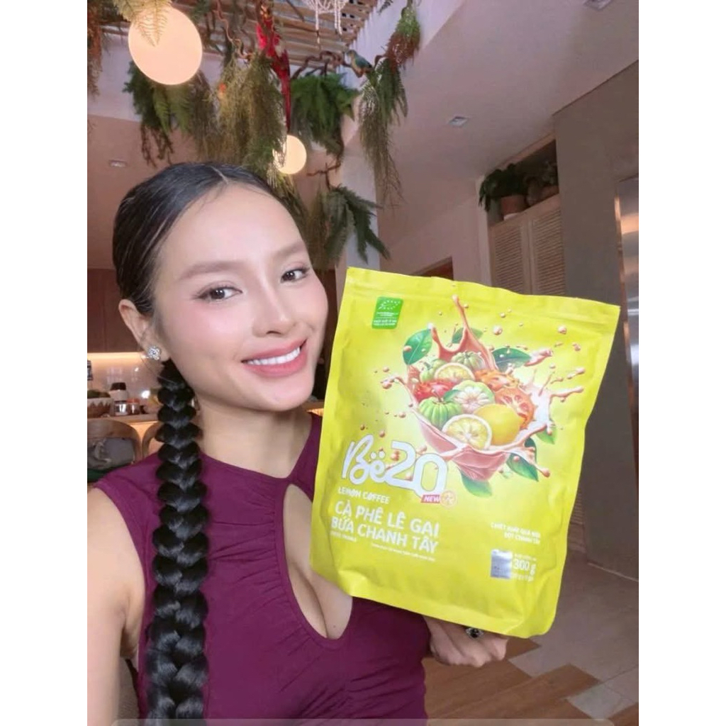 Cà phê chanh dây- Lemon Coffee Mẫu Mới Túi Zip 30 Gói