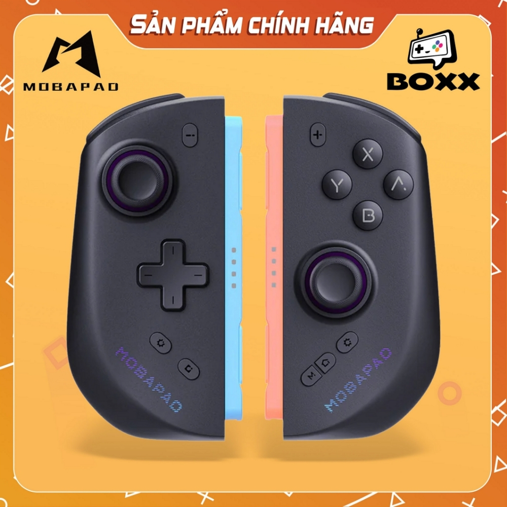 Tay cầm Mobapad M12 HD cho Nintendo Switch 2 - Analog TMR Hall Effect, Phím Cơ, Gyro, Macro