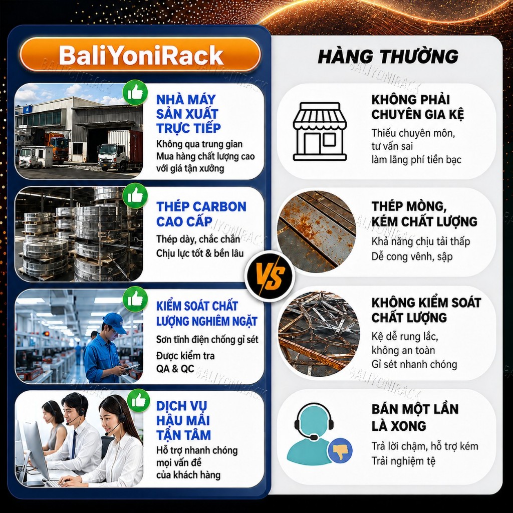 Bali Kệ Sắt Kệ Kho Chịu Tải Nặng 500kg Không Cần Ốc Vít Điều Chỉnh Chiều Cao Cho Garage Xưởng Ô Tô | BigBuy360 - bigbuy360.vn