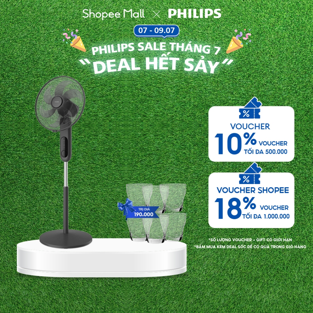 Quạt Đứng Philips CX1520/01 - Hàng Chính Hãng