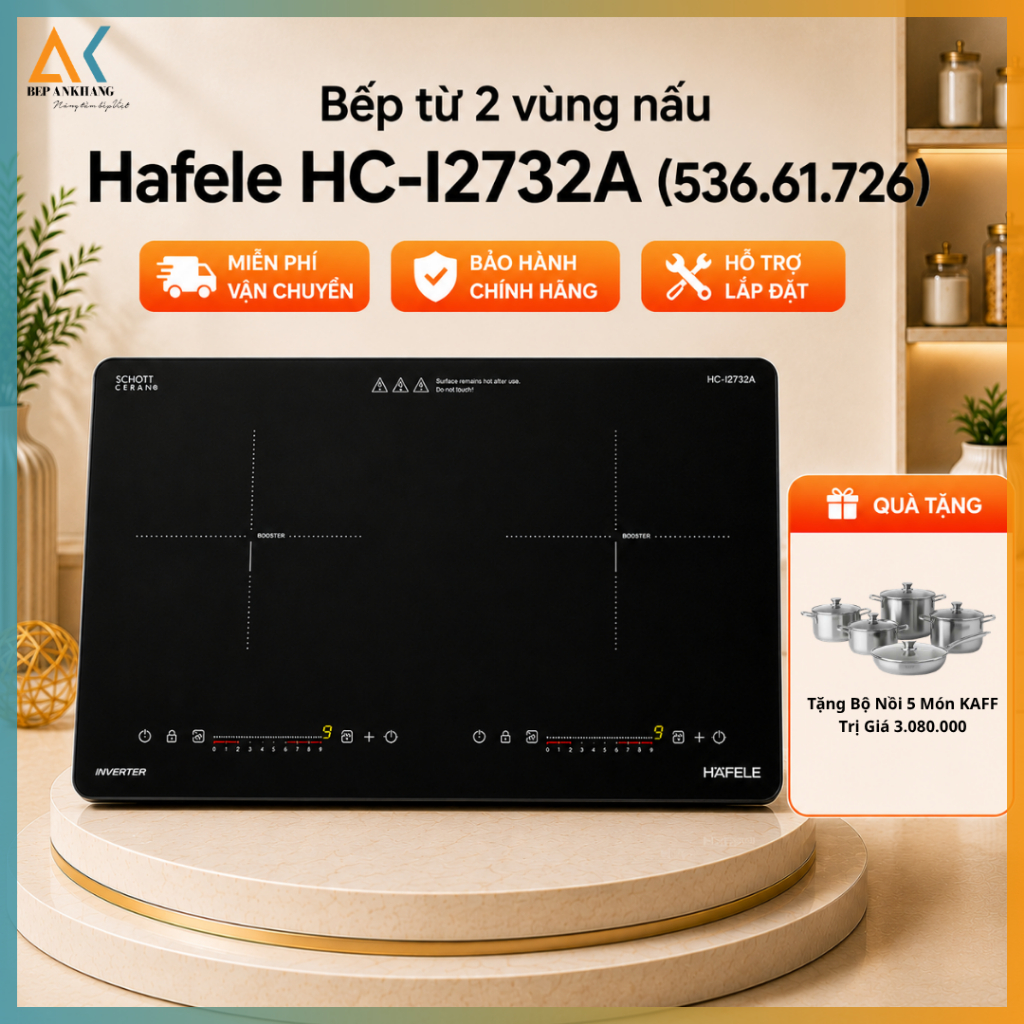 [ Chính Hãng ] Bếp từ Hafele nhập khẩu Malaysia - HC-I2732A (536.61.726)/ HC-H7321B (536.61.856)/ HC