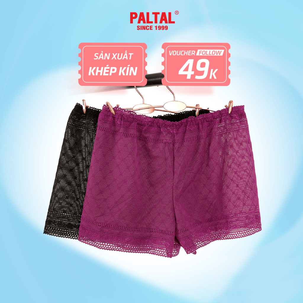 087p 7483 - Quần Lót Đùi Ren PALTAL Mềm Mại Thoải Mái Thoáng Mát - Since 1999