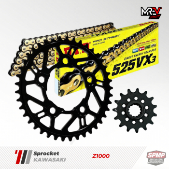 Nhông Dĩa MREV cho xe Kawasaki Z1000 15-43/525